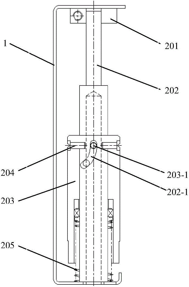 Automatic stamp-pad ink painting device of stamping machine