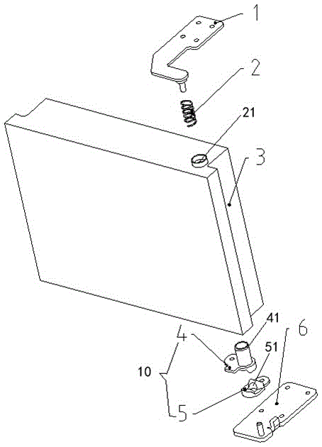 Refrigerator and self-locking structure of door body thereof