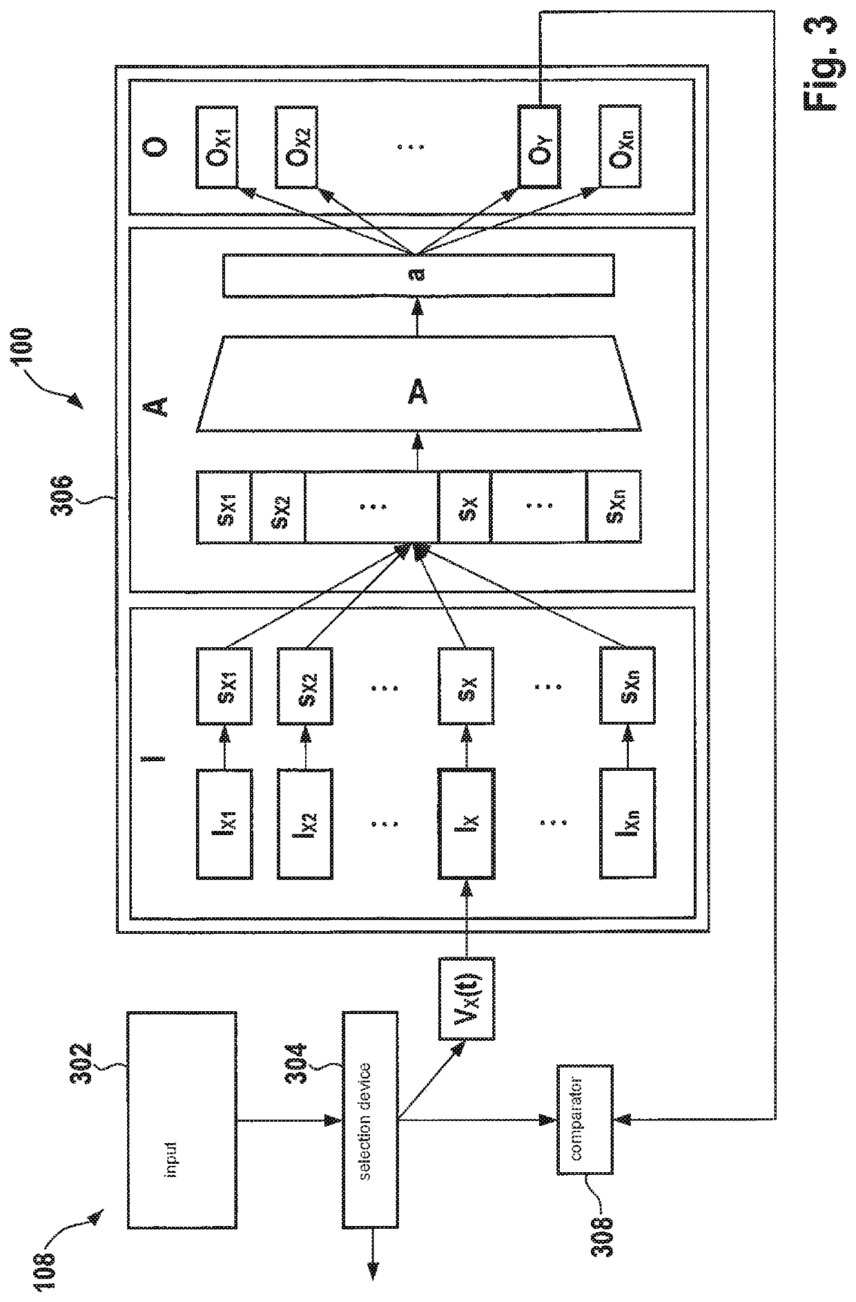 Device and method for classifying data in particular for a controller area network or an automotive ethernet network