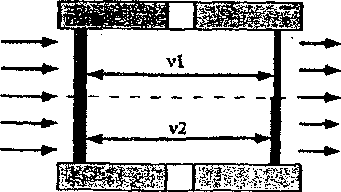 Structure of Doppler wind lidar based on F-P standard utensil and detection method thereof