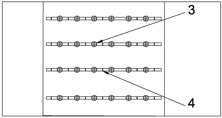 The construction method of reinforcing the roadway roof with embedded frp bars