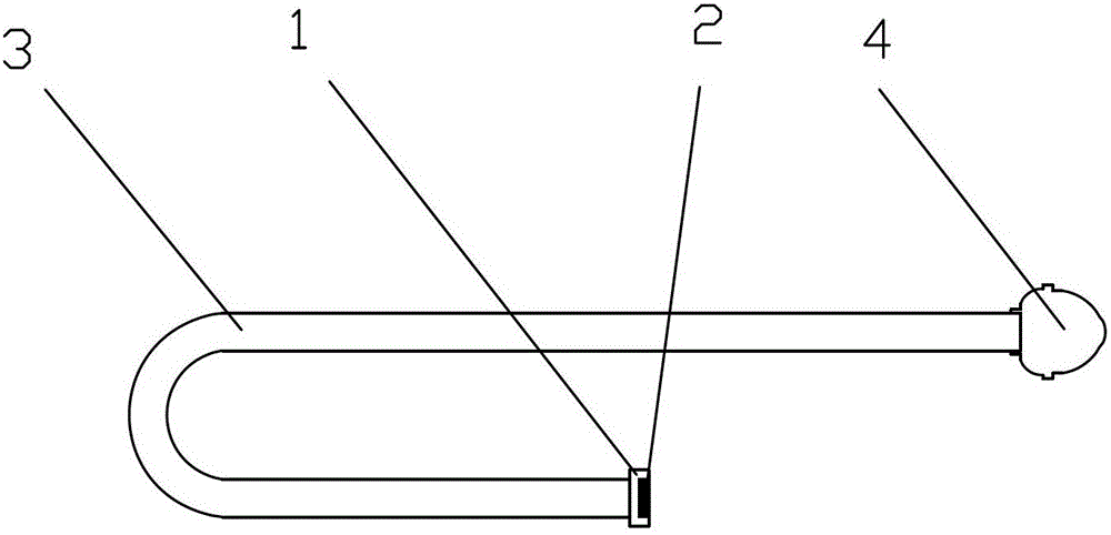 A kind of LED guide light and its manufacturing method