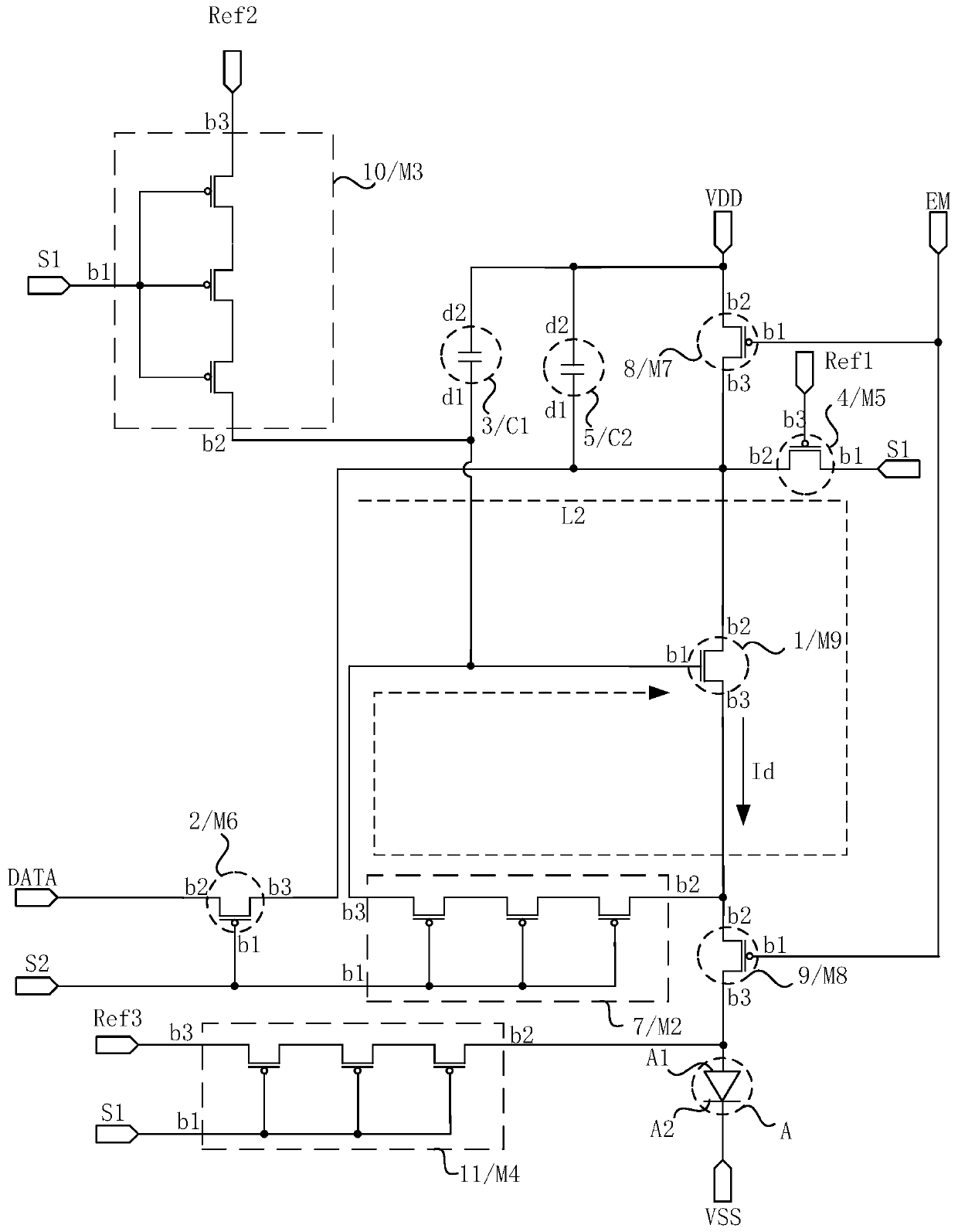 Pixel driving circuit and driving method thereof