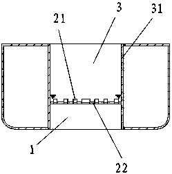 Adjustable device for slowing liquid sloshing in moon pool