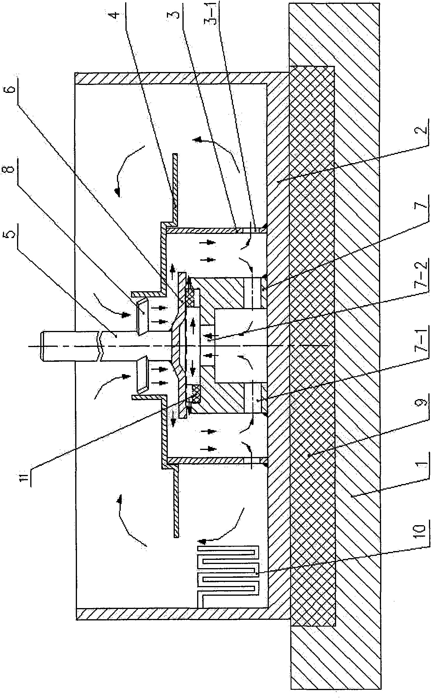 Abrasion resistance tester of part bearing axial pushing force