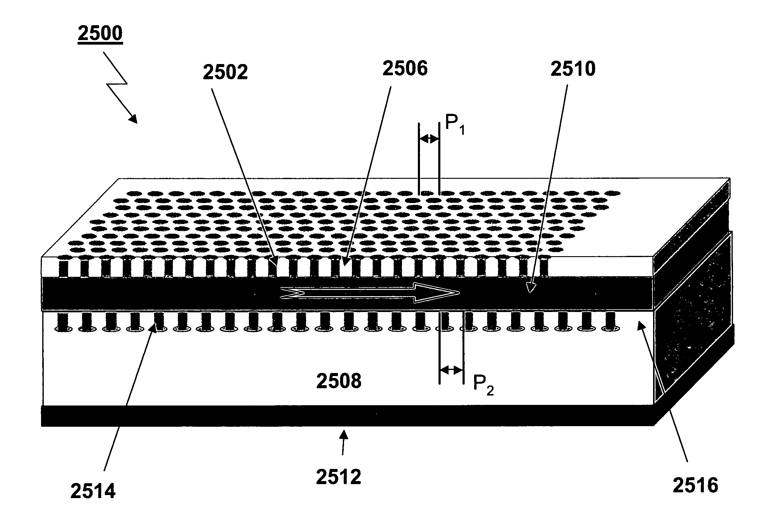 Optical waveguide structure