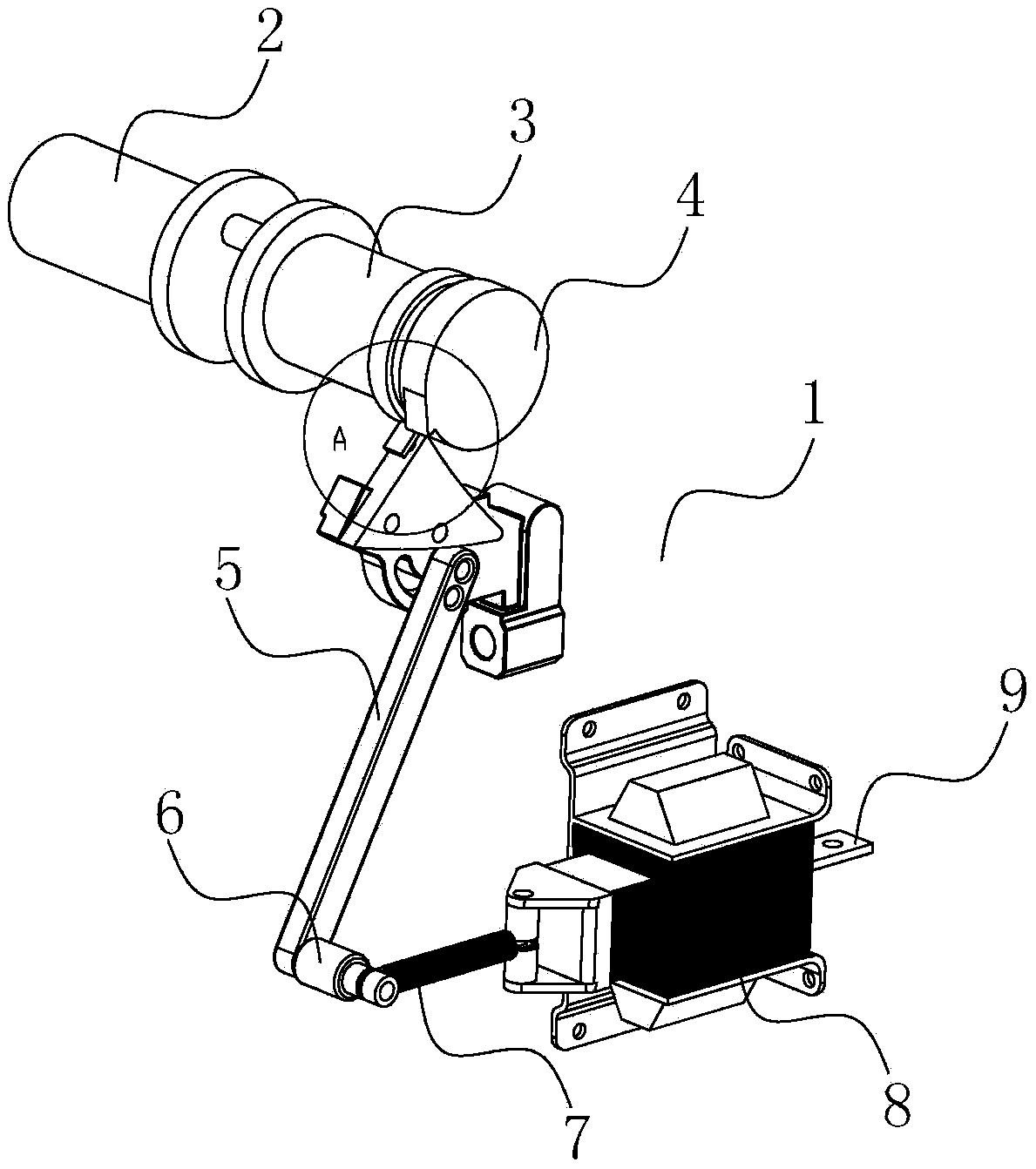 Driver for processing and pushing glass bead