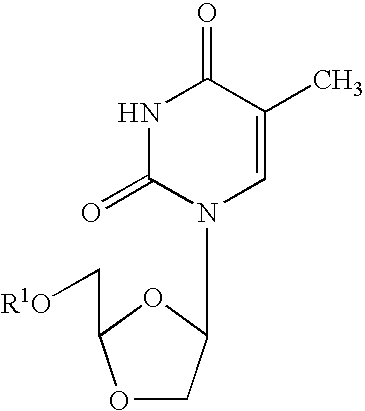 Dioxolane thymine and combinations for use against 3TC/AZT resistant strains of HIV