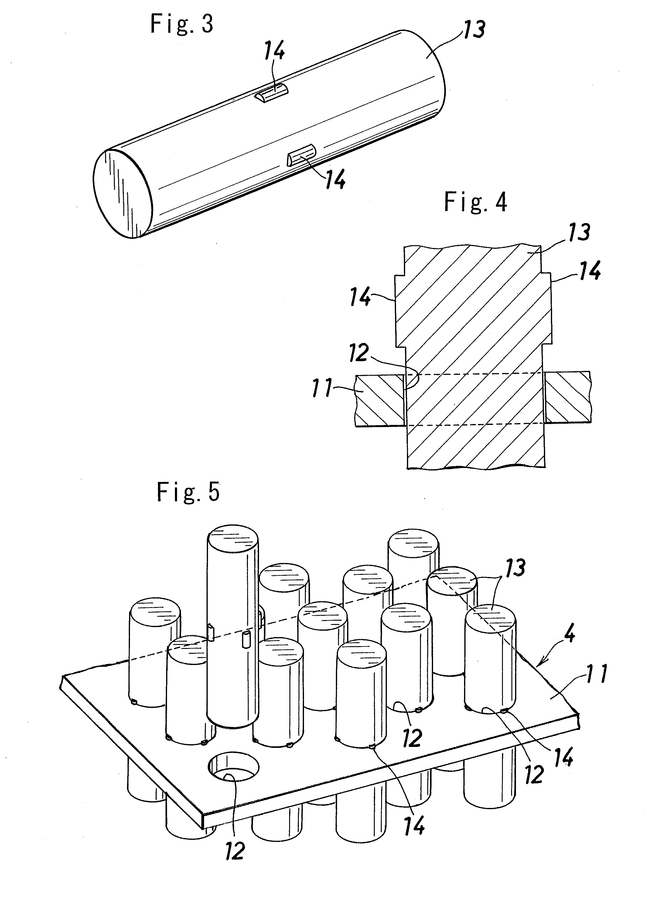 Liquid-cooled-type cooling device and manufacturing method for same
