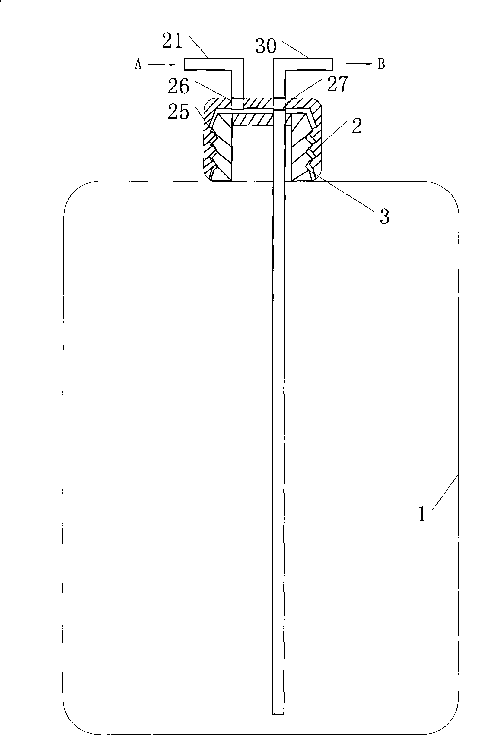 Anti-leakage type photoresist bottle