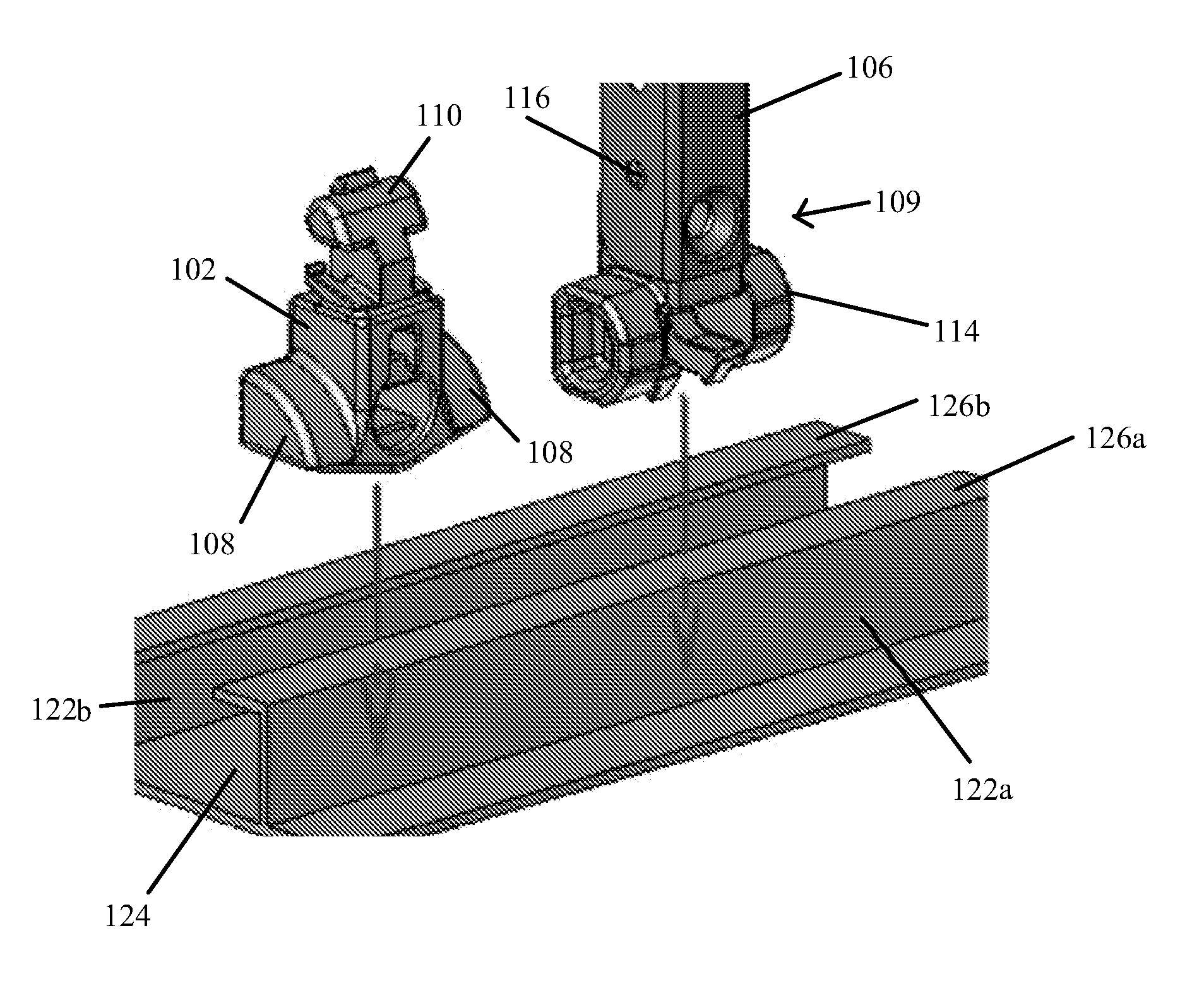 Two piece carrier and balance assembly