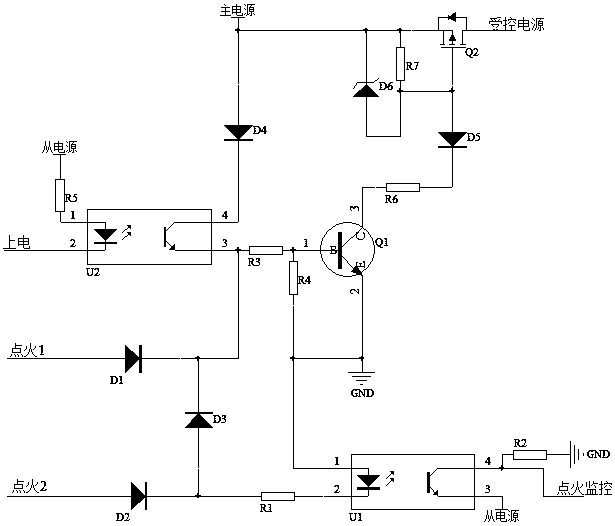 Ignition signal wake-up loop for motor controller and control method