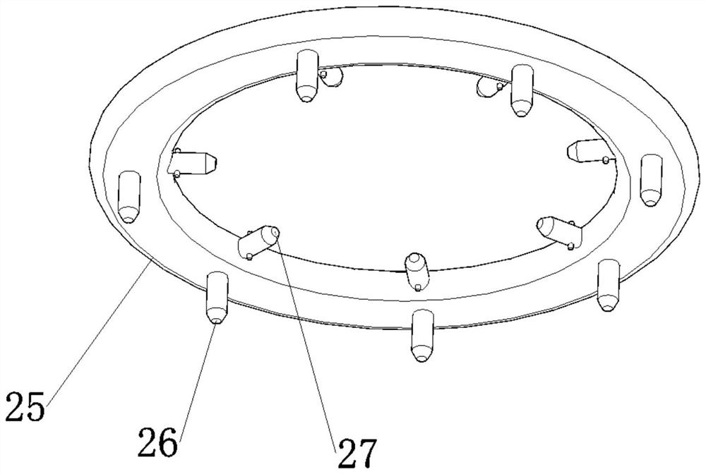 Cooling liquid blowing device for testing automobile battery assembly