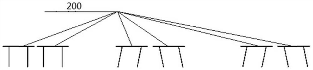 Installation type high-pile wharf structure and construction method