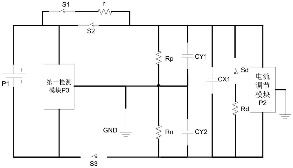 High voltage detection circuit and its detection method