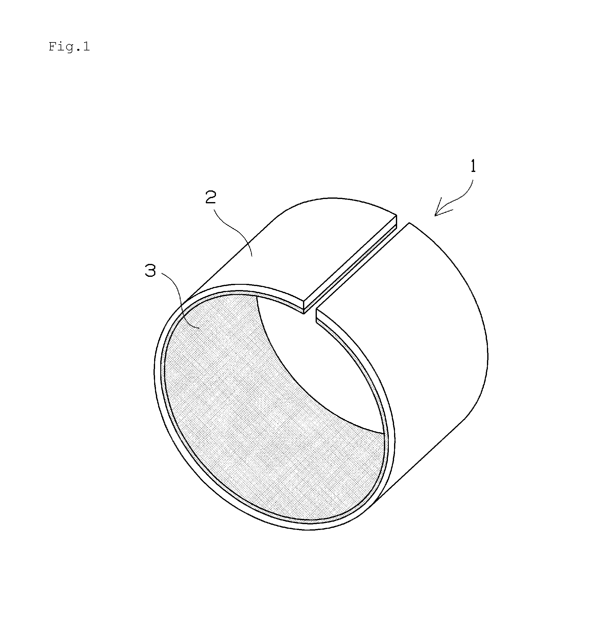 Composite plain bearing, cradle guide, and sliding nut