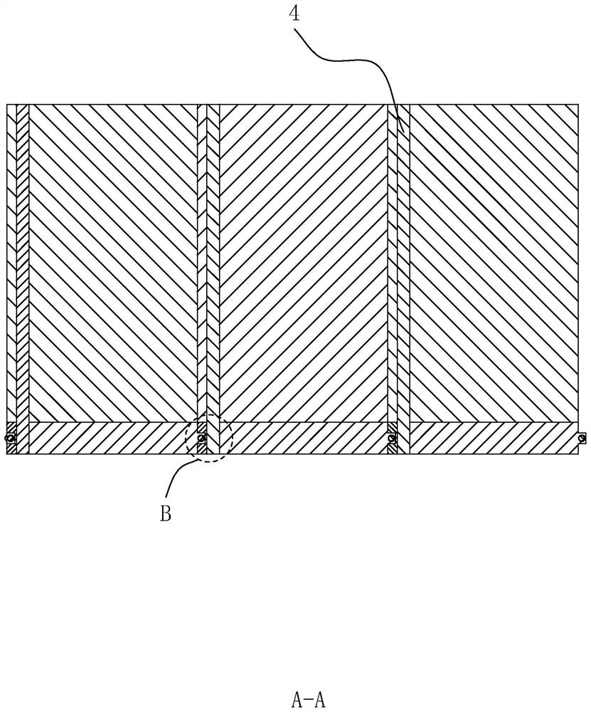 Combined enclosing wall for construction site