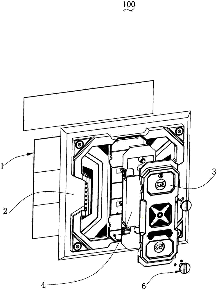 Display screen unit and display screen mounting module adopting display screen unit