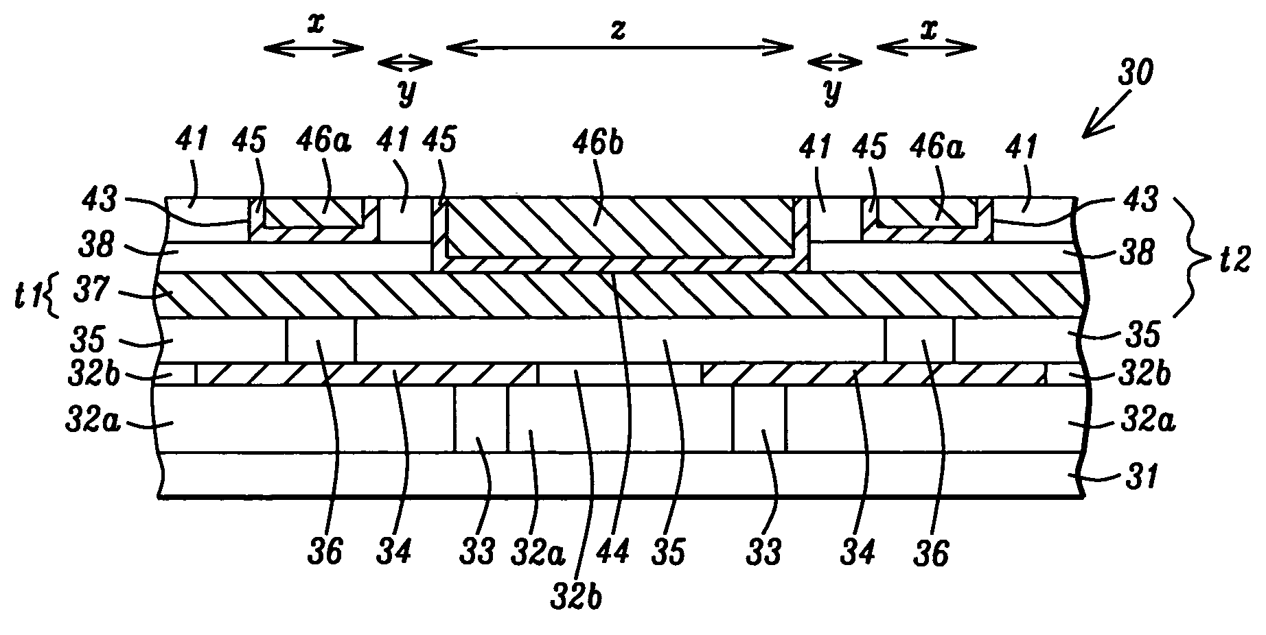 MRAM arrays with reduced bit line resistance and method to make the same