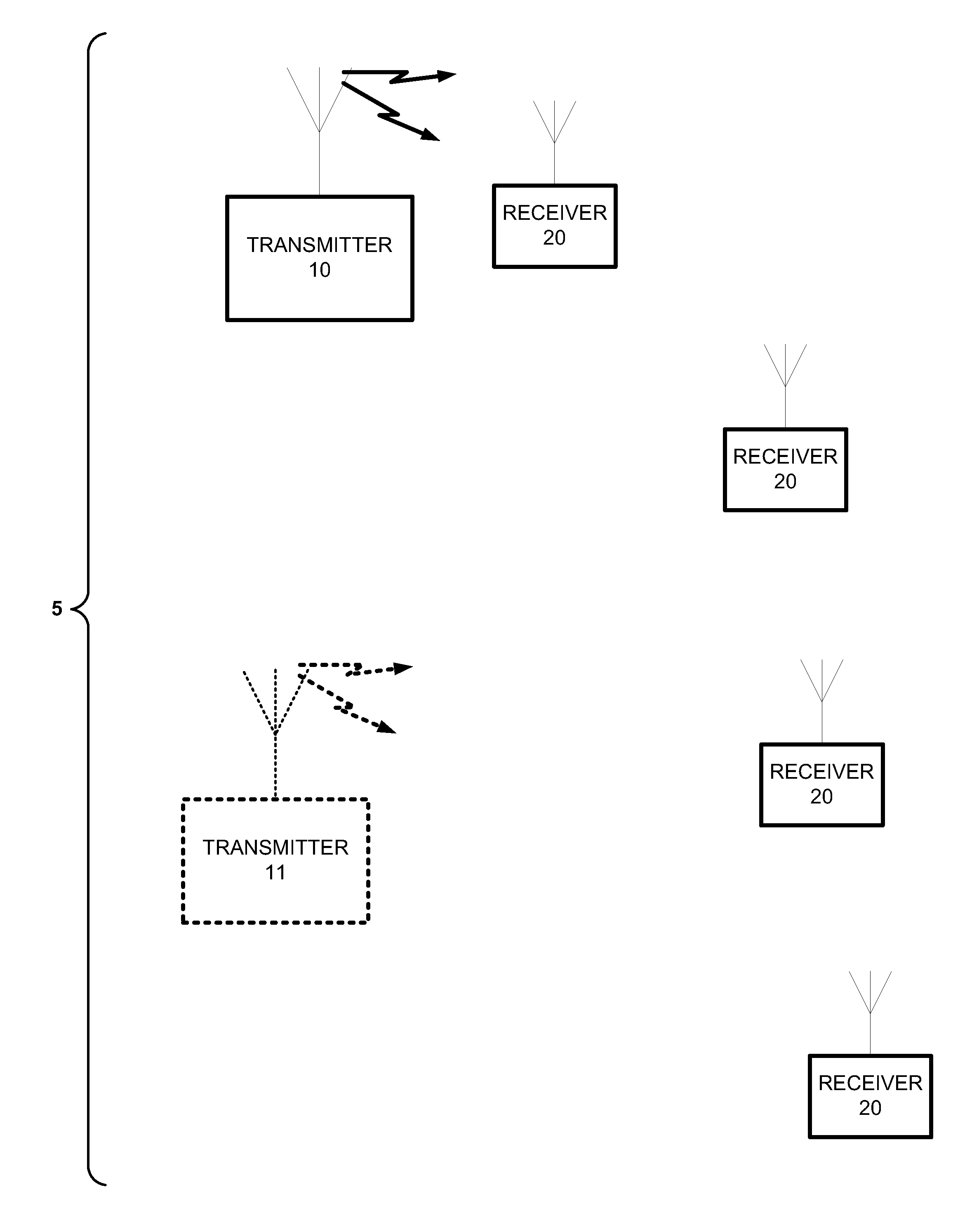 Adaptive thresholding in a wake-on-radio system