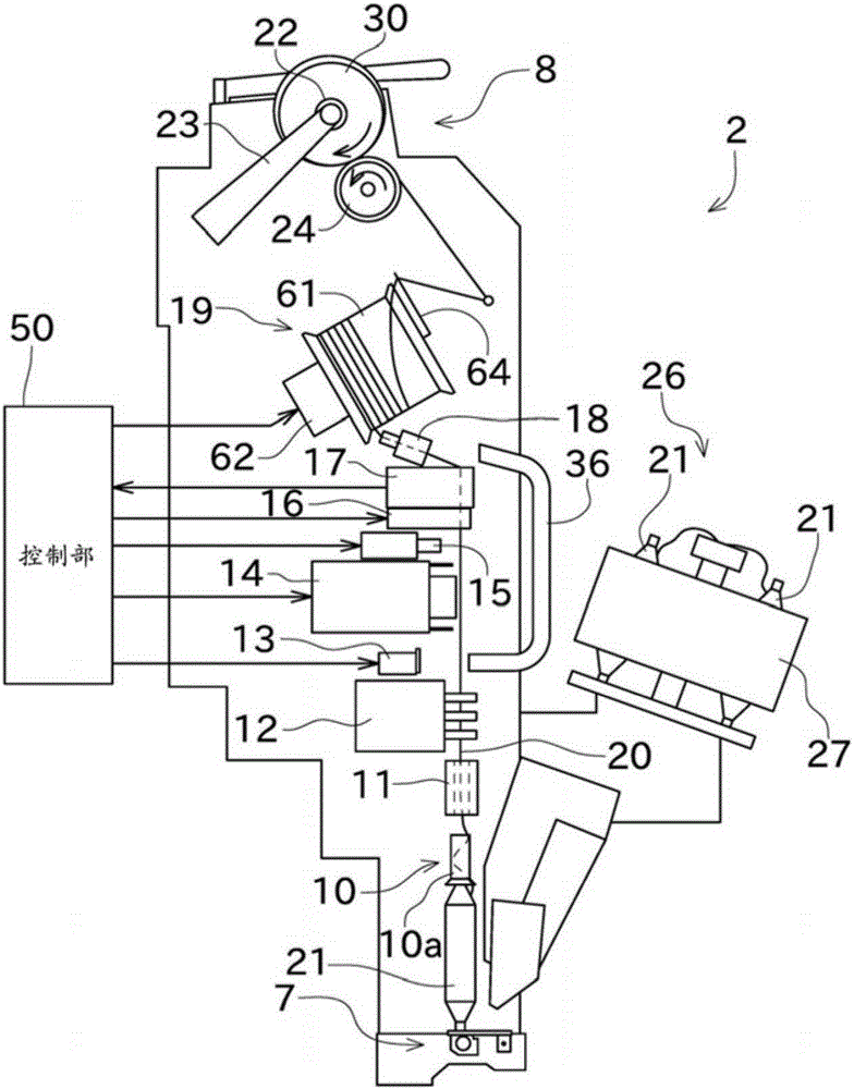 Tension applying component, yarn storage device and yarn rolling apparatus