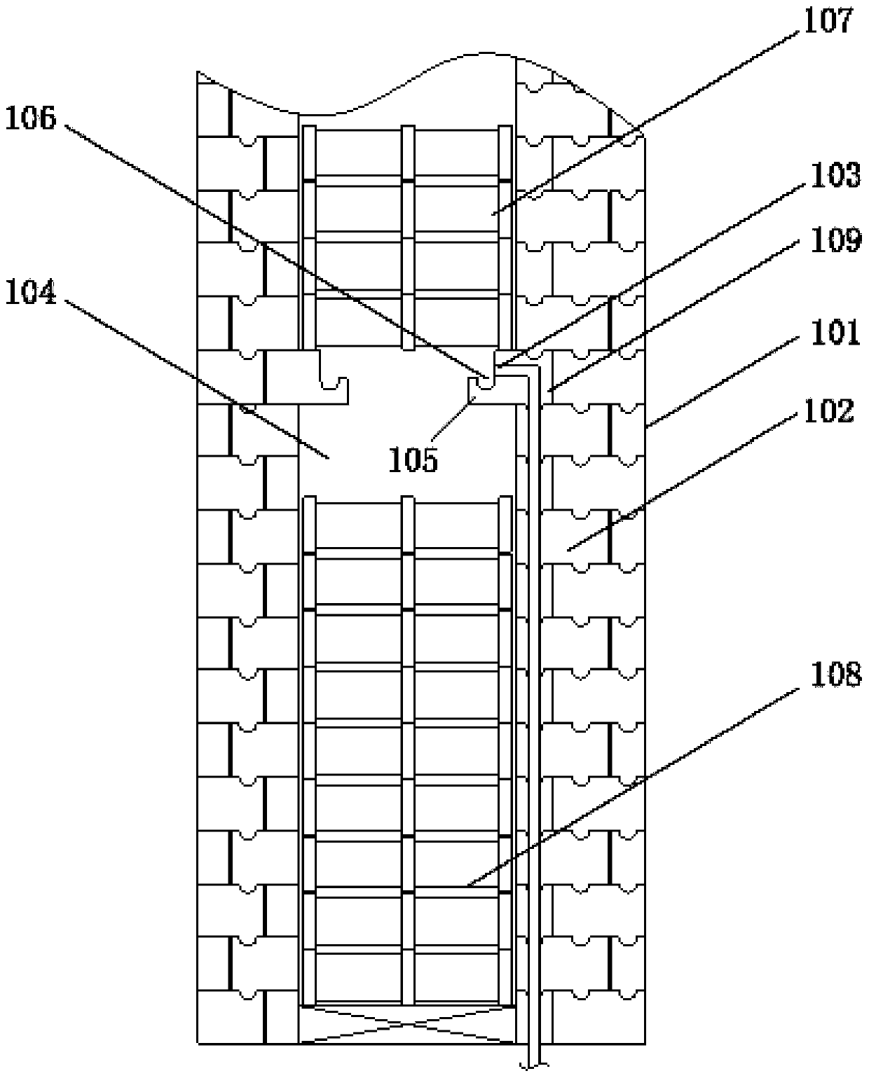 Coke oven regenerative chamber