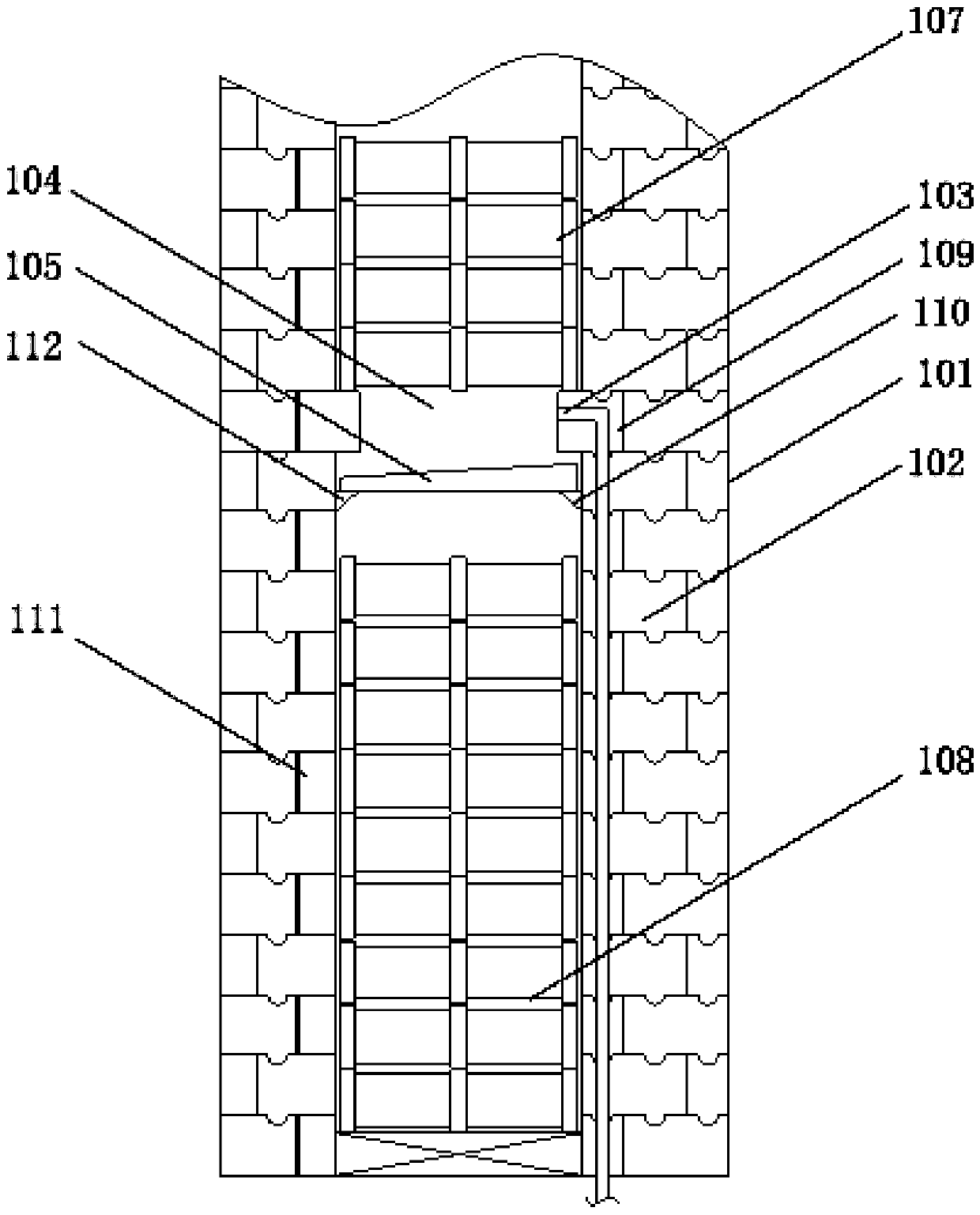 Coke oven regenerative chamber