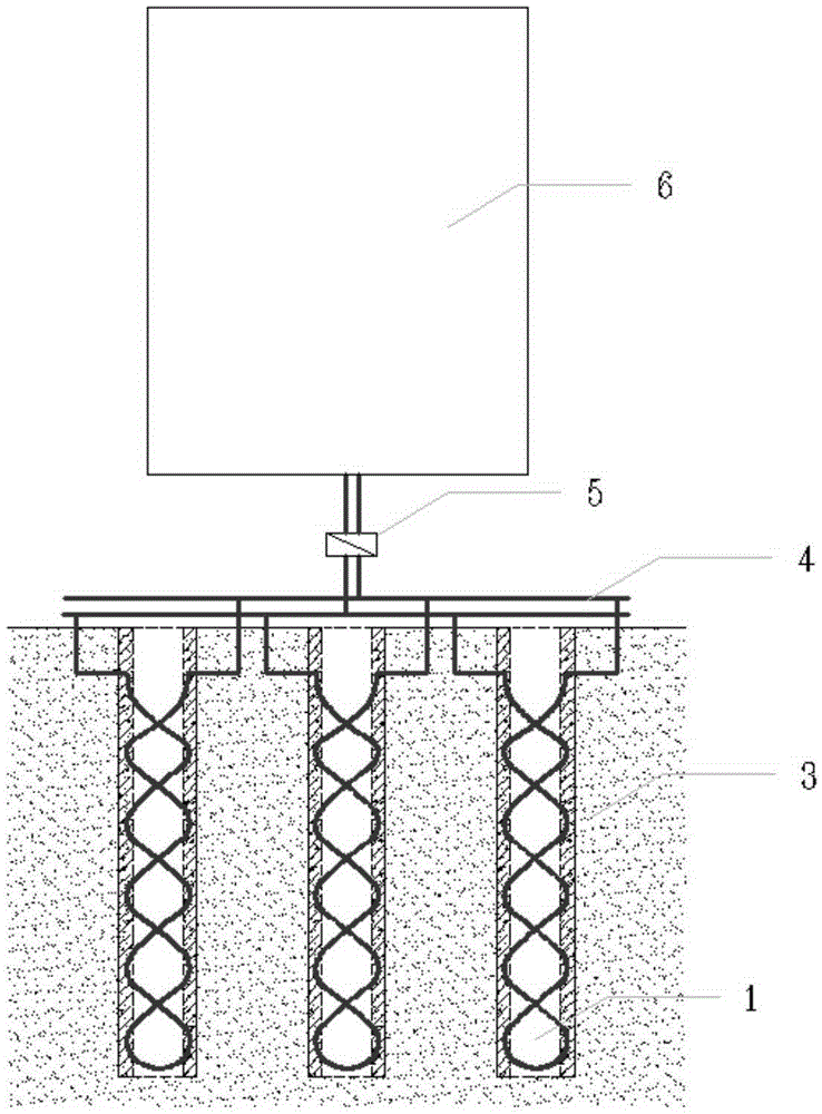 Prefabricated reinforced concrete pipe piles with double helical tubular heat exchangers for ground source heat pumps