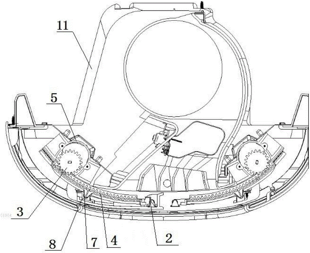 Air conditioner guide plate system