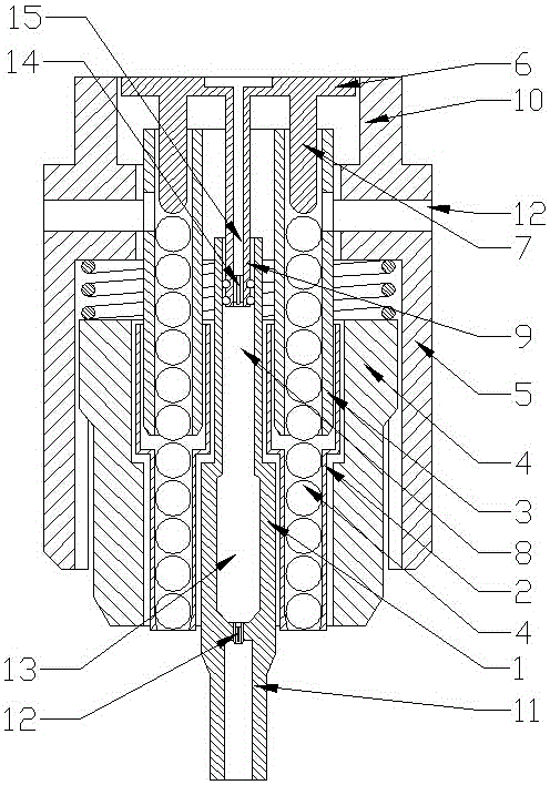 Pressure monitoring type press mounting head