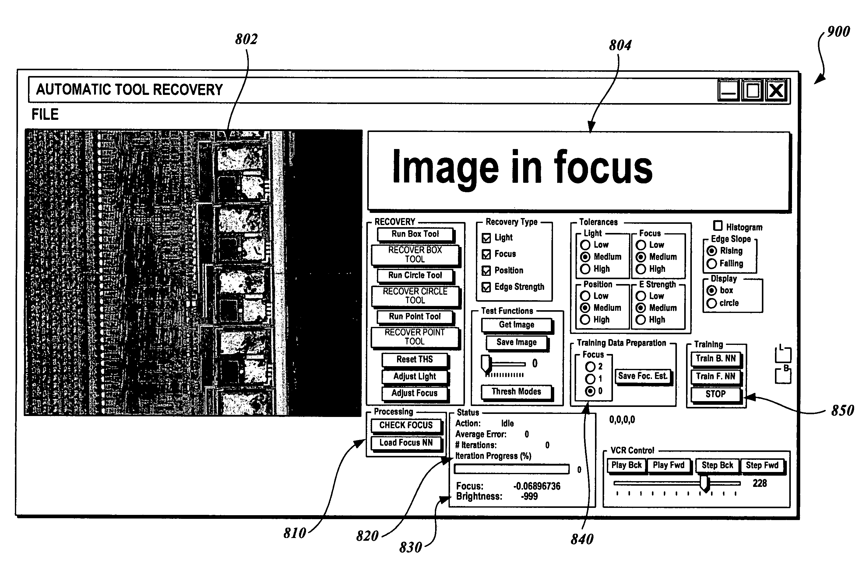 System and method for single image focus assessment