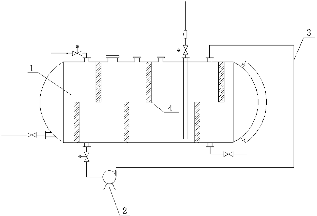 Oxidant composition and method for treating hydrazine hydrate in industrial sewage