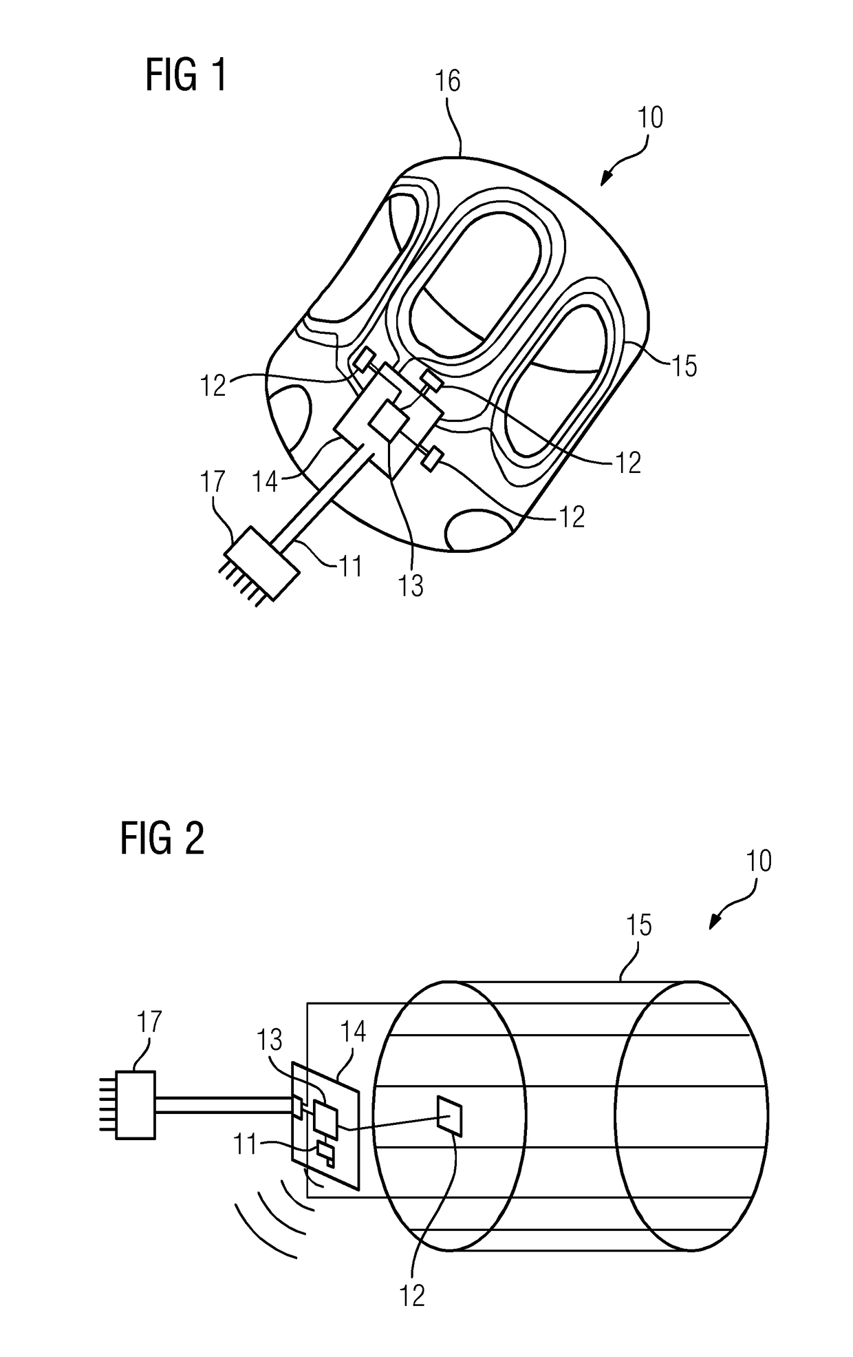 Local transmit coil with integrated safety device