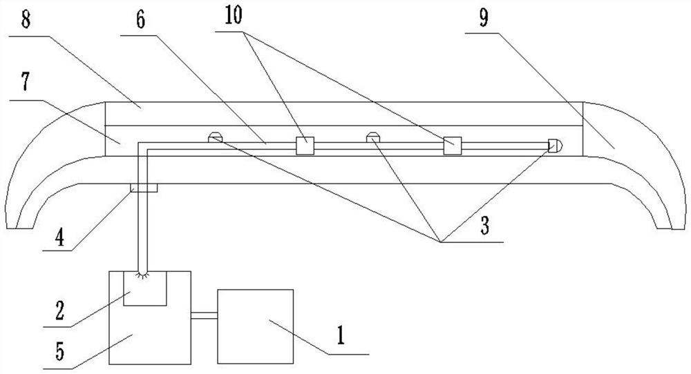 Loss detection system for pantograph carbon contact strip