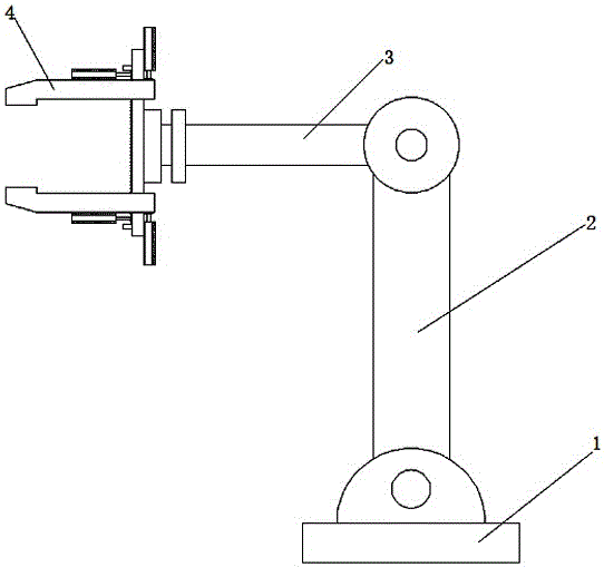 Carrying mechanical arm firm in clamping