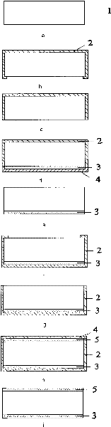 Process of realizing p plus and n plus diffusion on both sides of silicon chip by utilizing mask