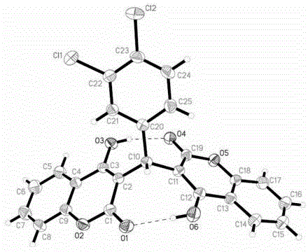 3,3'-(3,4-dichlorobenzylidene)-bis-4-hydroxycoumarin and application thereof in preparation of medicine for resisting multi-drug resistant bacteria