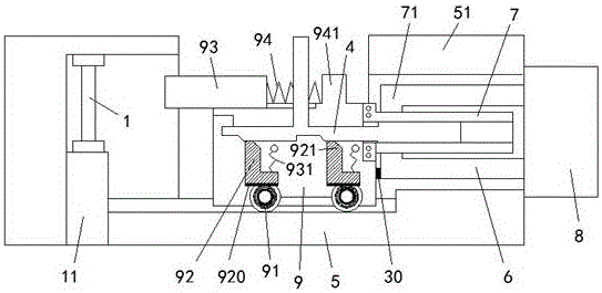 Position-limitable loading device used for material rigidity test and use method thereof