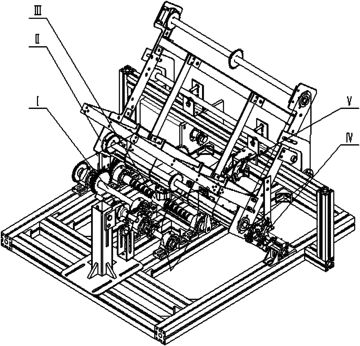 A transplanting machine for rice pot seedlings based on ejection-clamping pot type