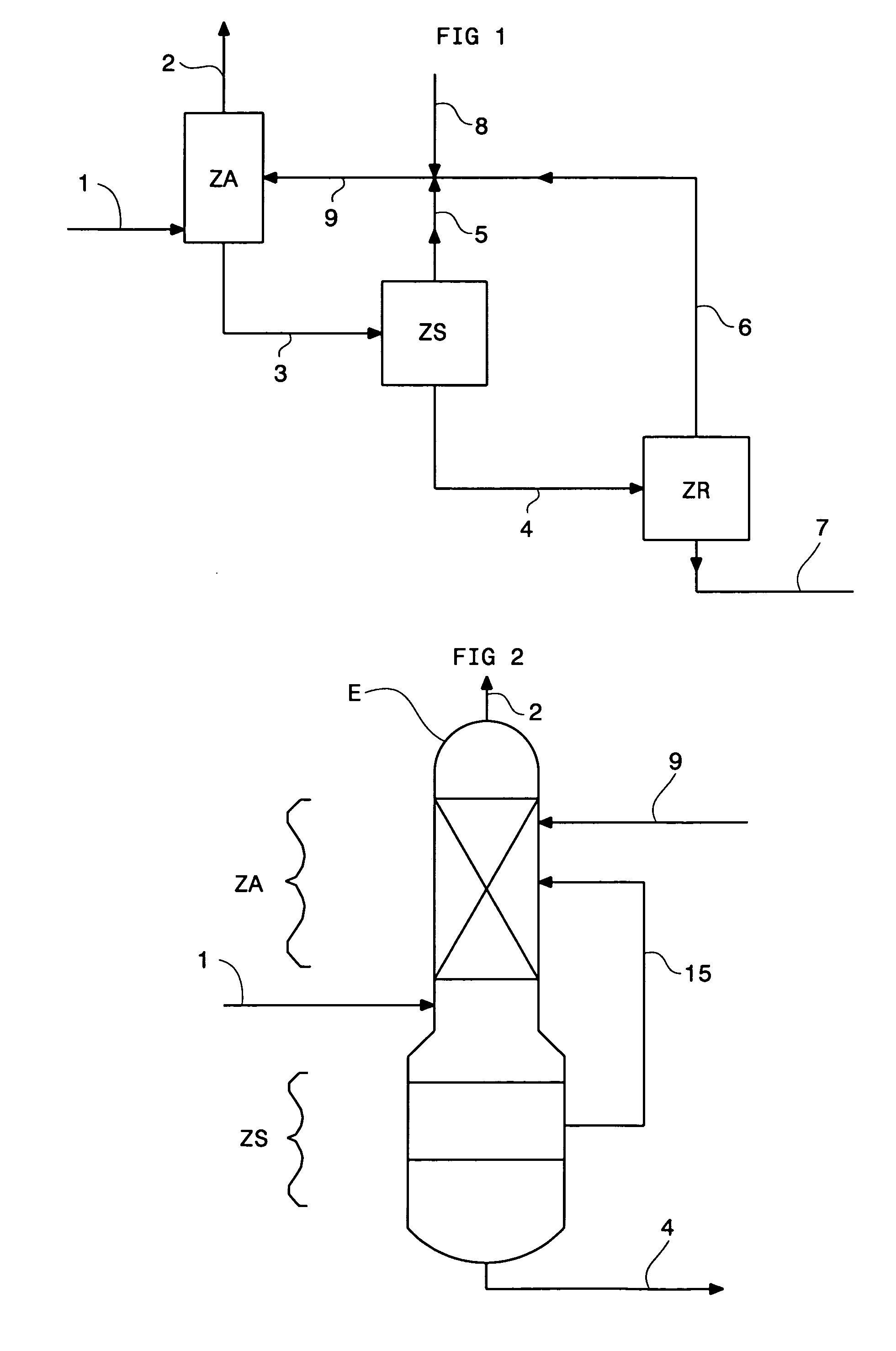 Method of deacidizing a gas with a fractional regeneration absorbent solution