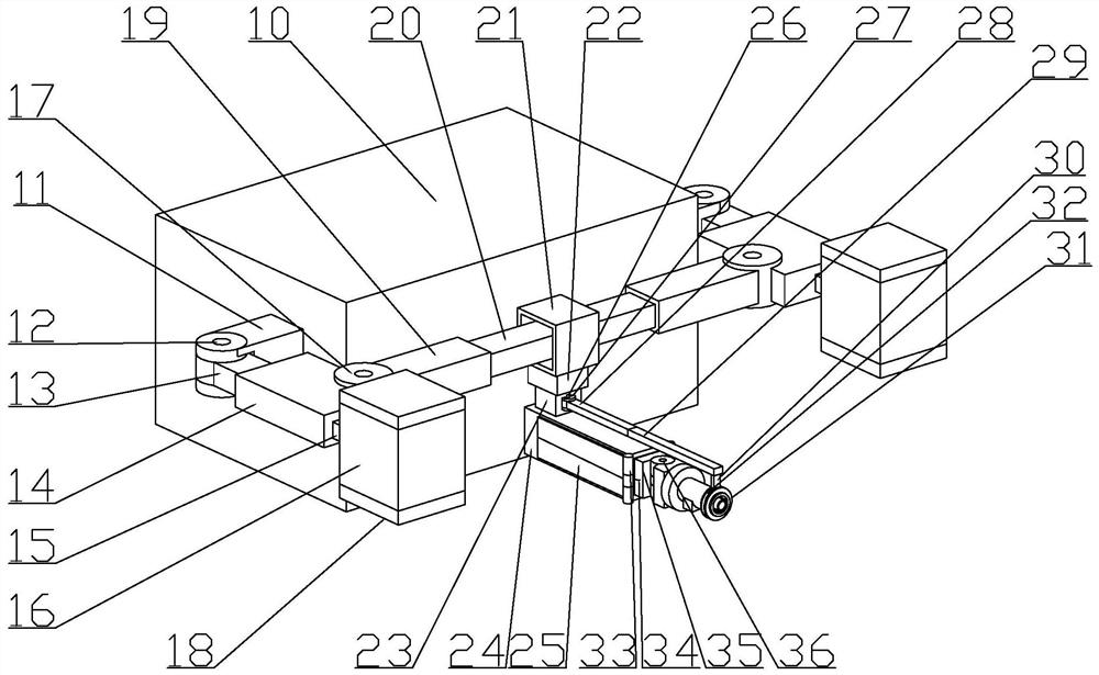 Anti-blocking high-altitude welding robot