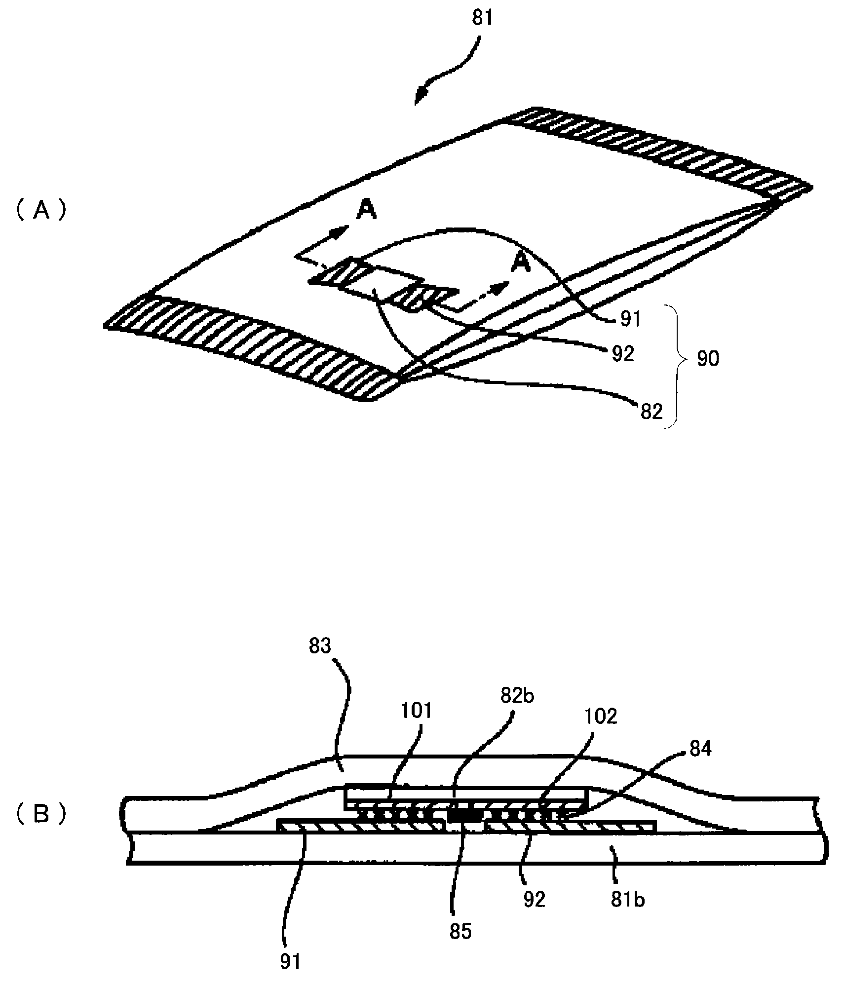 Radio IC device and component for radio IC device