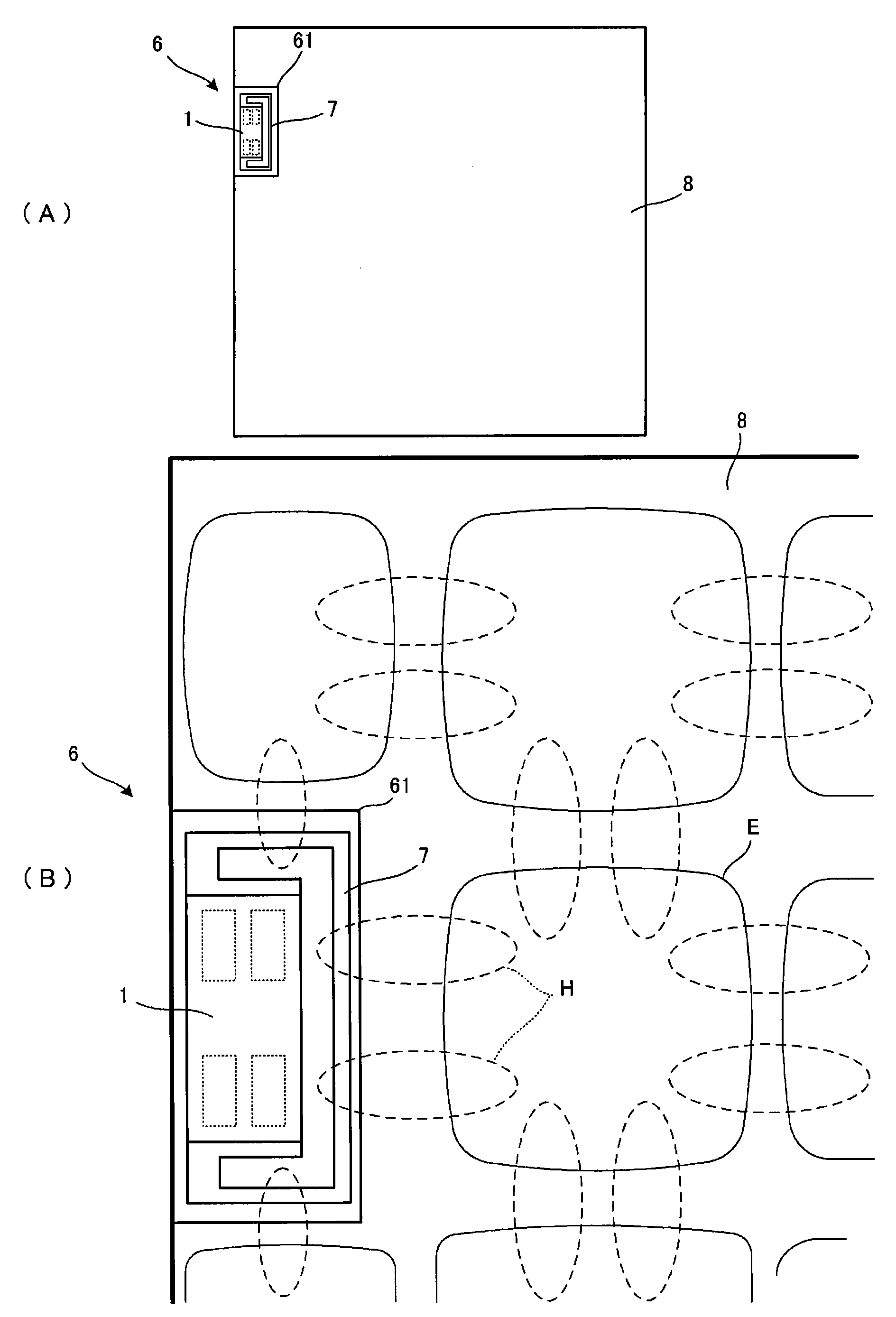 Radio IC device and component for radio IC device