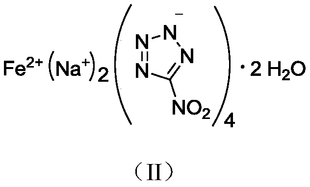 Bis(1,5-nitroaminotetrazole)-potassium cuprate tetrahydrate