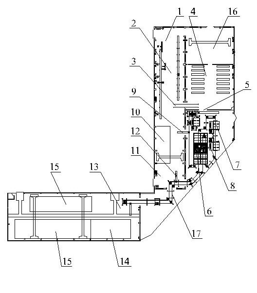 Flexible assembly technology of low-voltage motor and assembly line thereof