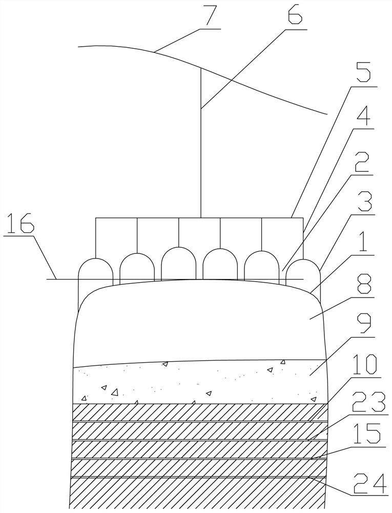 A filling and caving mining method