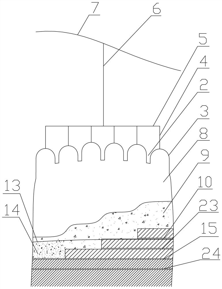 A filling and caving mining method