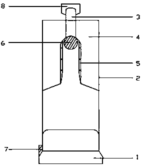 High-pressure liquid protection ejector