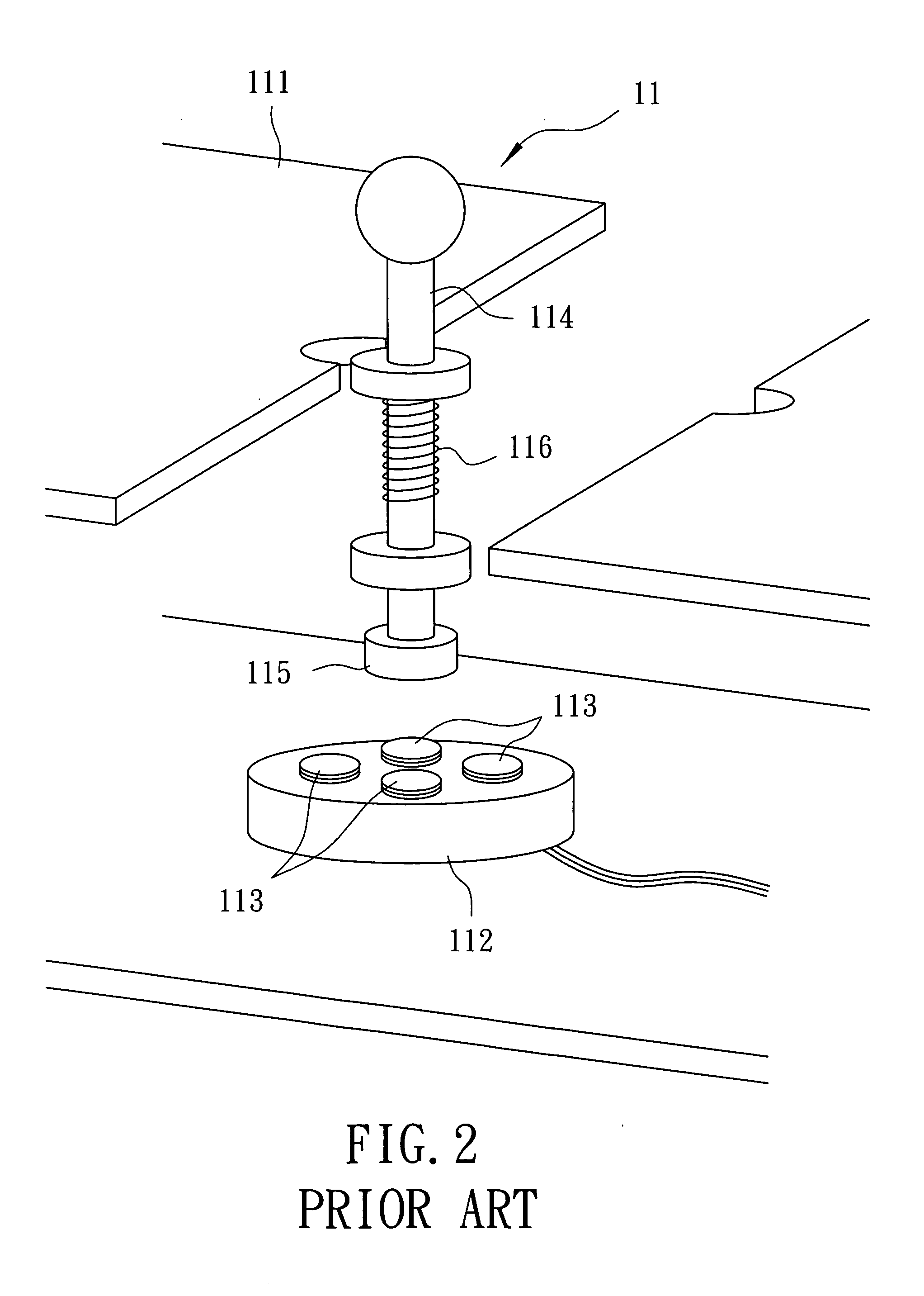 Direction and speed control device for an electronic wheelchair