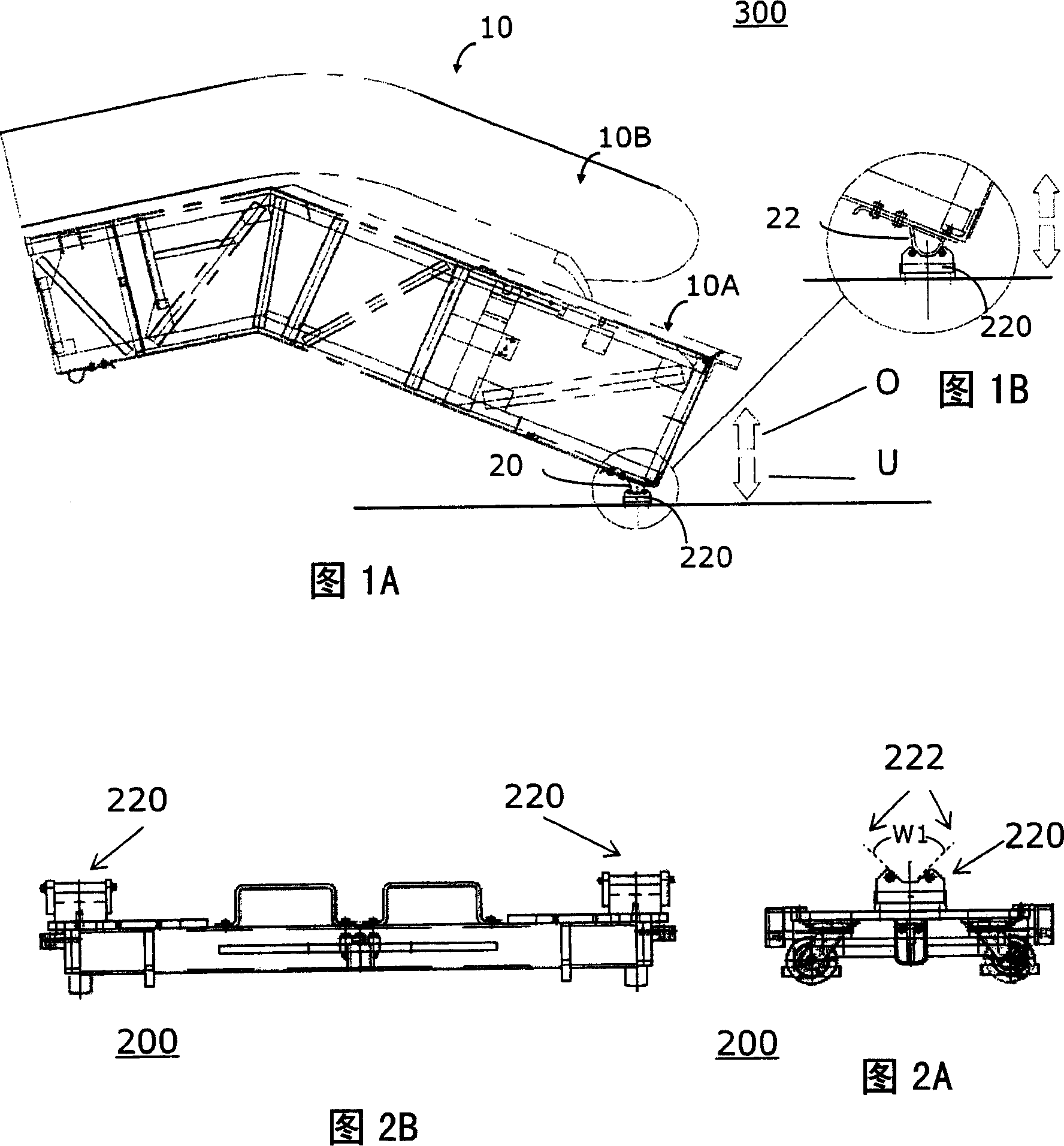 Transportation system cradle, intermediate product, assembly plant, and method for manufacturing assembly